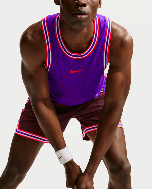 NikeCourt Slam Men's Dri-FIT Reversible Tennis Tank Top (Dark Concord / Bright Crimson)