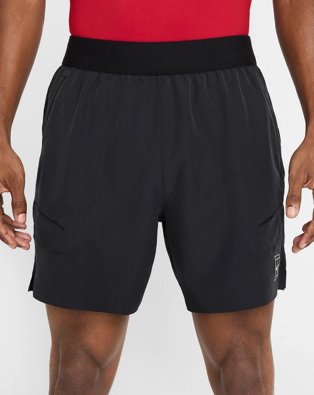 NikeCourt Advantage Men's Dri-FIT 6in Shorts (Svart)
