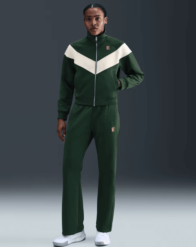 NikeCourt Heritage Windrunner Women's Tennis Jacket (Green / White)