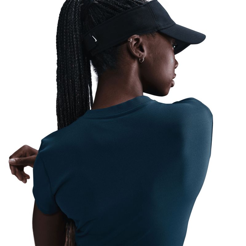 NikeCourt Advantage Women's Dri-FIT Short Sleeve Top (Armory Navy)