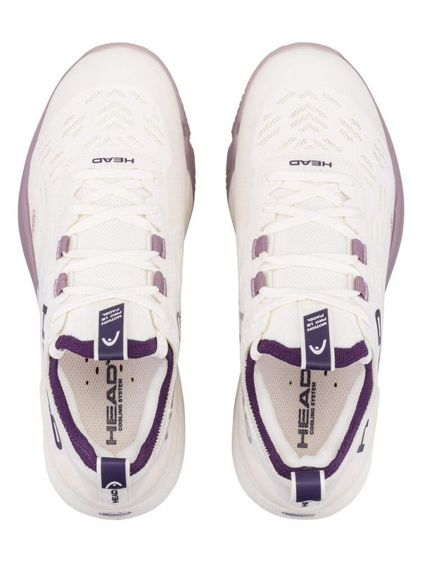 Head Motion Pro 1.5 Women's Padel Shoes (Chalk White / Purple Night)