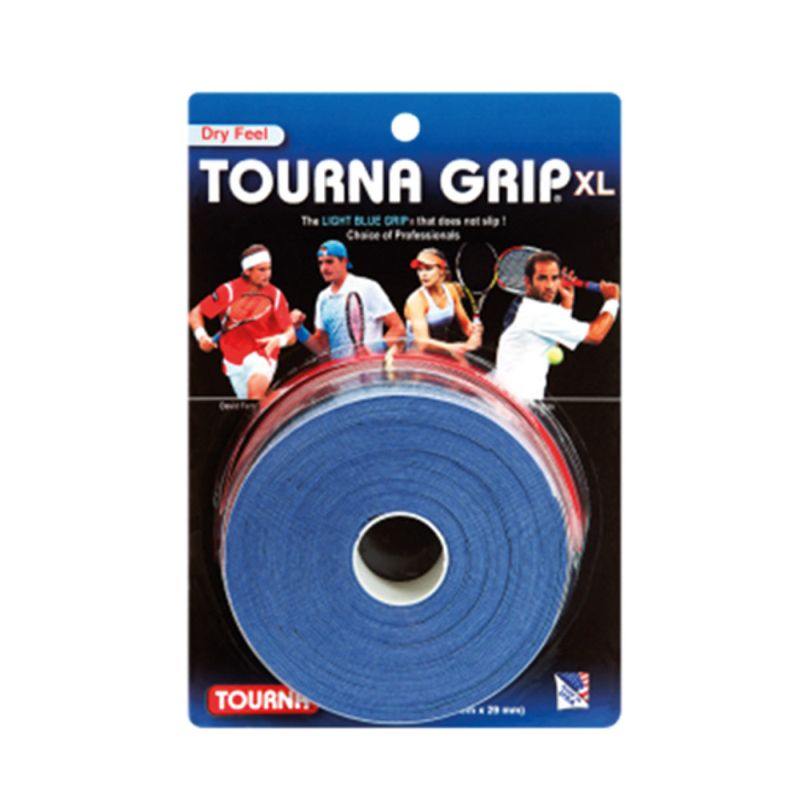 Tourna Grip XL 10 Pack Dry Feel (Blå)