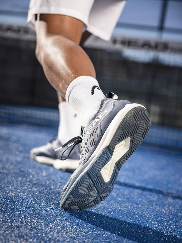 Head Motion Pro 1.5 Men Padel Shoes (Dark Blue / Cantaloupe Green)