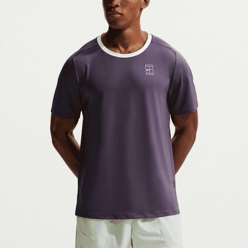 NikeCourt Men's Dri-FIT Advantage Top (Dark Raisin / White)